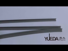 Γκρι μαύρο προφίλ PVC