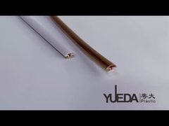 Προφίλ δισχρωματικών κόκκων ξύλου PVC