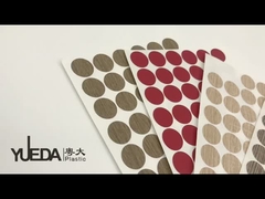 Κάλυψη αυτοκόλλητου PVC με βίδες/Κεπάκι Ευέλικτο ανθεκτικό εύκολη εφαρμογή