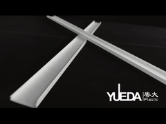 Λευκό προφίλ με πλεξούδες για σφραγίσεις ντουλάπιων, ντουλαπιών, θυρών και παραθύρων/προφίλ εκτόξευσης από πλαστικό