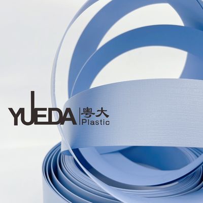 Blue Solid Color Bedroom / Kitchen Edge Banding For Furniture Custom Sizes