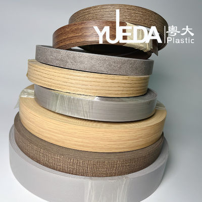 Fashionable Waterproof Wood Veneer Edge Banding PVC Flexible Edge Banding 11 Colors